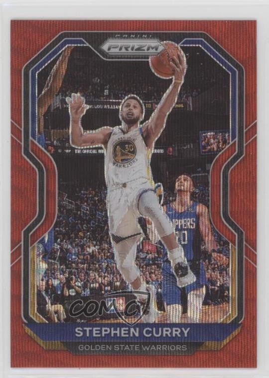 2020-21 Panini Prizm Ruby Wave Prizm Stephen Curry #159 04dh