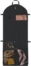 Heavy Duty 65-Inch Garment Bag for Suits Tuxedos Dresses Coats
