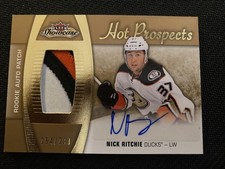 2015-16 Fleer Showcase #199 Nick Ritchie #/299