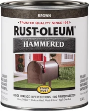 Rust-Oleum 239073 Stops Rust Hammered Finish 32 Fl Oz (Pack of 1), Brown 