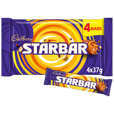 Cadbury Starbar Chocolate Peanut Bar 37g