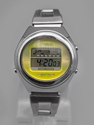 Vintage Casio Casiotron TRN-120 Module 1670 LCD Digital Watch Japan Working
