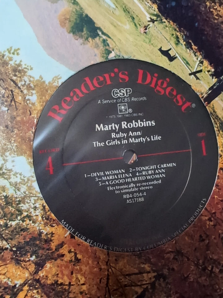 Marty Robbins – Greatest Hits & Finest Performances 5LP Box Set Reader's Digest - Image 3 of 4