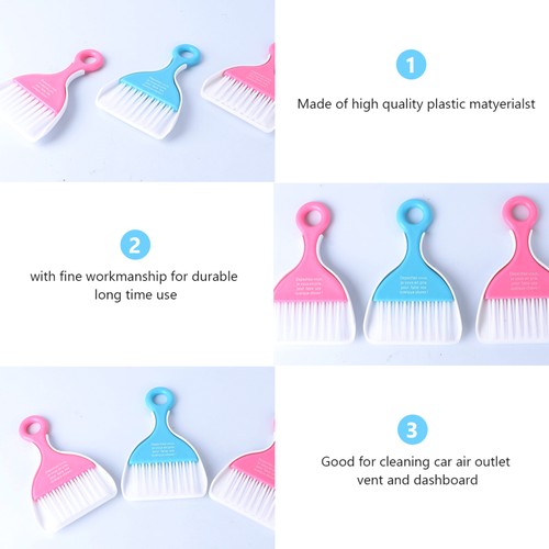  2 Count Reinigungskit Tastaturreinigungsbürste Besen-Kehrschaufel - Picture 7 of 12