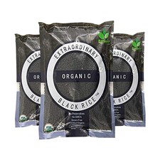 Bgreen Organic Black Rice Pack of 3 Non-GMO K...