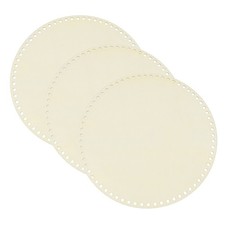 3Pcs Crochet Basket Base, 12" Basket Bottoms Round Wood Base