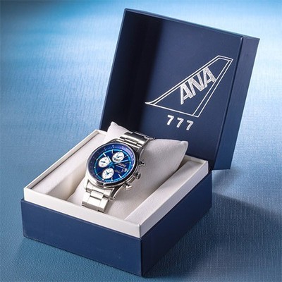 【入手困難】SEIKO for ANA 777 30周年記念ウォッチ【匿名新品】 Seiko for ANA 777 Limited Edition Watch Chronograph 777pcs Blue