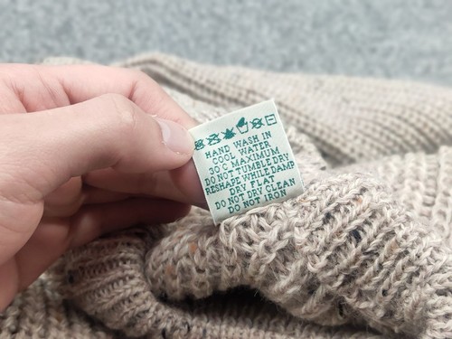 Vintage Aran Crafts Sweater Men 100% Irish Wool Cable Knit Fisherman Crewneck, $76.5 - Photo 17