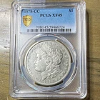 1878-CC $1 Morgan Silver Dollar • PCGS XF45 • 90% Silver KM#110 Cert #59466724