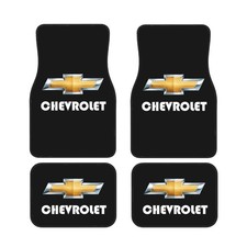 4 Piece Chevrolet Car Front Rear Floor Mat Set Non-slip Carpet Mats