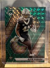 2025 Panini Mosaic - Alvin Kamara #188 Green Mosaic Prizm
