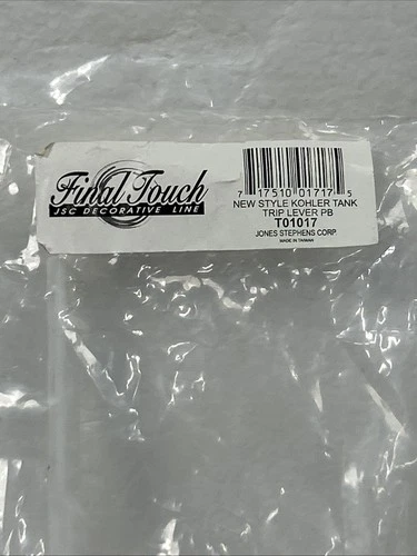 JONES STEPHENS T01017 Polished Brass Decorative Tank Trip Lever for Kohler - Picture 2 of 3