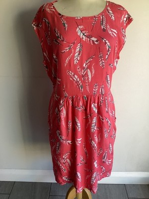 Weird Fish Ladies Patterned Sleeveless Tie Back Dress Size 12. Great Condition.