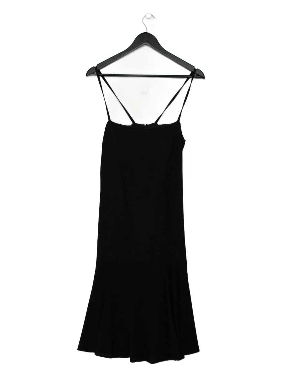 versus dress black Halter Tea Length Dress – BCBGMAXAZRIA main image 1