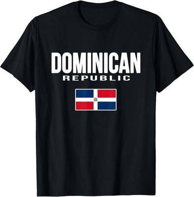 NEW LIMITED! Dominican Republic Flag Republica Dominicana Tee - MADE IN USA