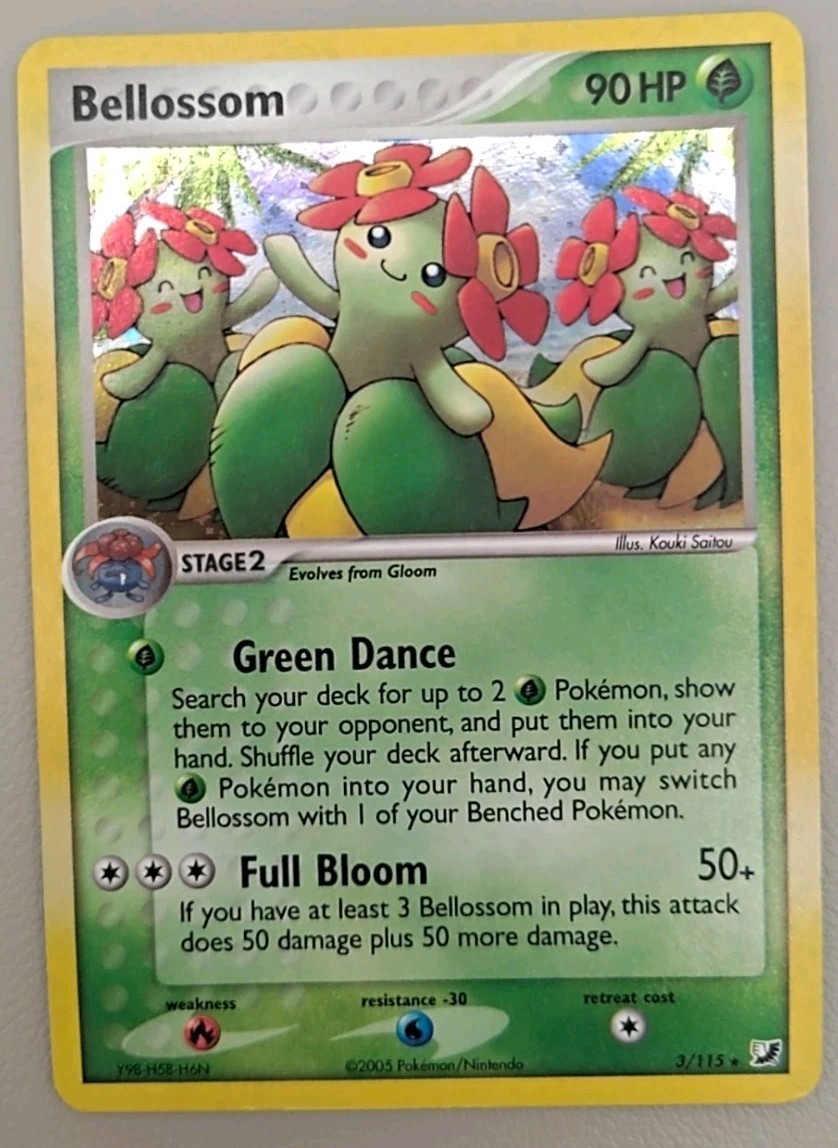 Bellossom 3/115 Unseen Forces Holo Rare Pokemon TCG - LP-