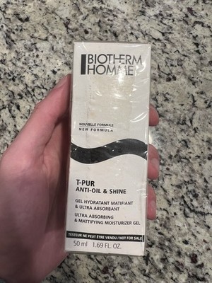 Biotherm Homme T-Pur Gel Ultra-Mattifying Oil Control, 1.69oz (50ml)