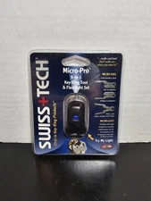 Swiss Tech Micro Pro 9 In 1 Key Chain Tool And Flashlight Set 2004 Micro Tool