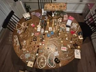 MONSTER LOT HIGH END VINTAGE COSTUME JEWELRY WATCHES LIGHTERS NO RESEARCH