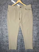 Public Rec Dealmaker Pants Mens 38x30 Khaki Beige Stretch Performance Casual