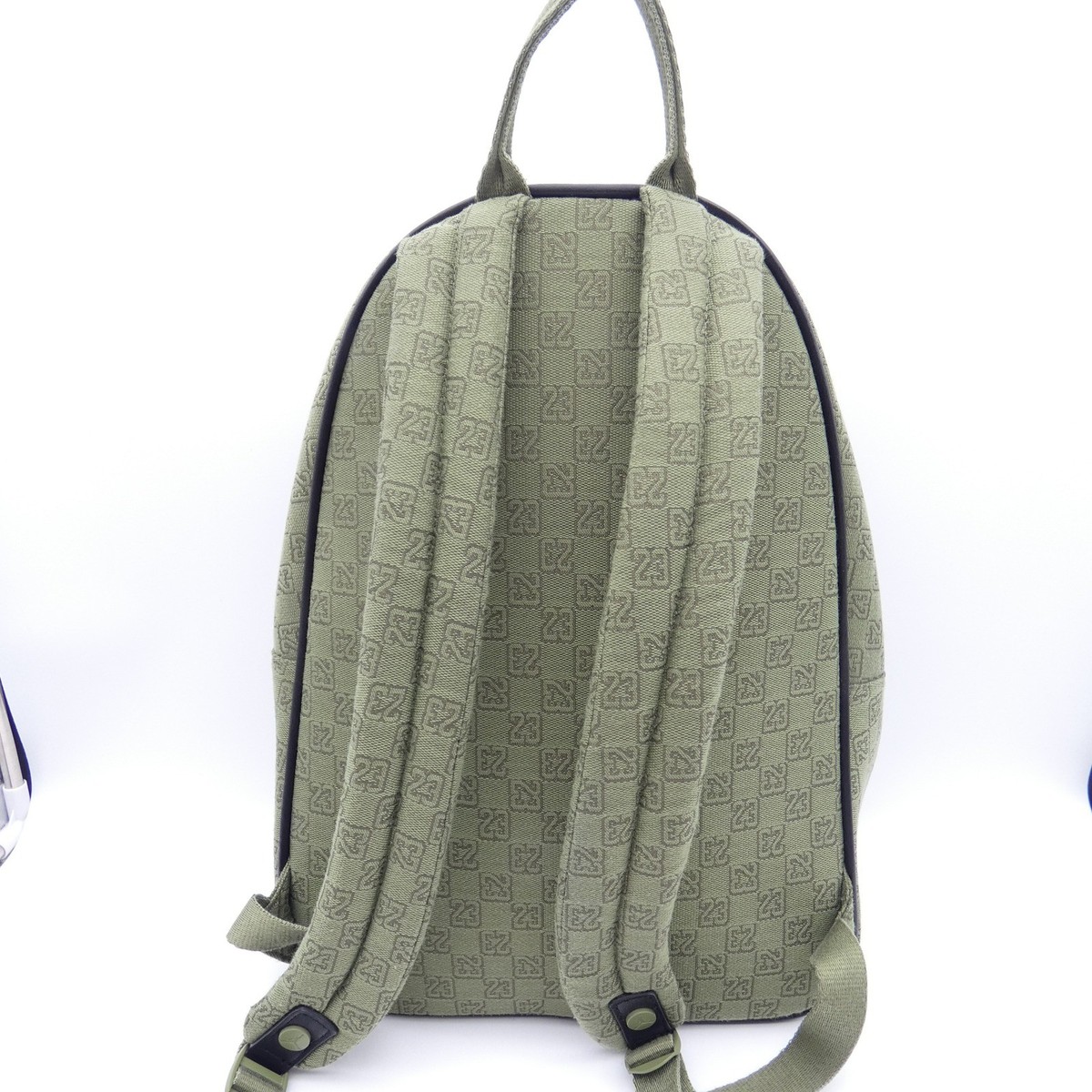 Jordan Monogram Backpack Olive Green Jumpman 23 Logo Bag MA0758