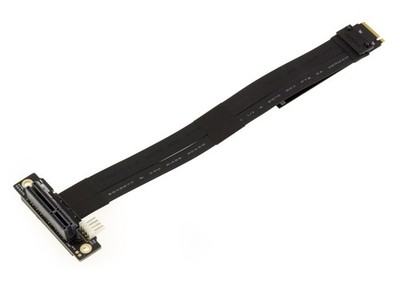 Riser Adapter Erweiterungskarte M2 PCIe NVMe M Key Zu PCIe 4x Weiblich 20cm