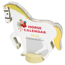 GreetingLife 2026 Calendar Horse (C-1721-ET)