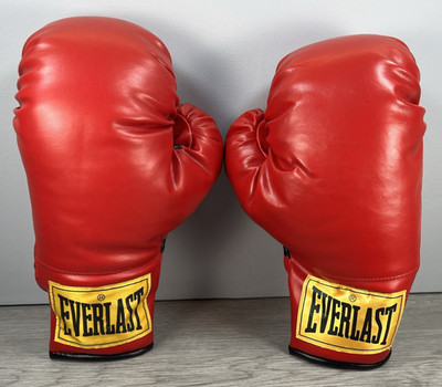 Everlast Boxing Gloves 12 oz Red Classic Laceless Sparring