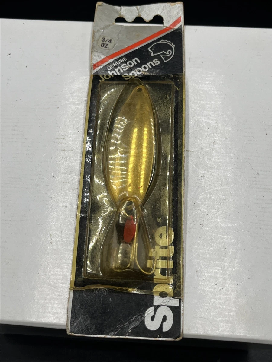 Leurre de pêche vintage Johnson argent méné