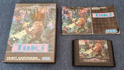 Sega Mega Drive Spiel Toki Going Ape Spit OVP mit Handbuch