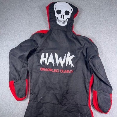 Hawk Grappling Dummy MMA BJJ Adult 70in Black Red Skull Mr Bones Training Shell