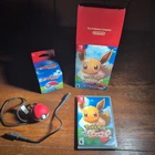 Pokemon Let's Go Eevee Poke Ball Plus Bundle Nintendo Switch TESTED!!
