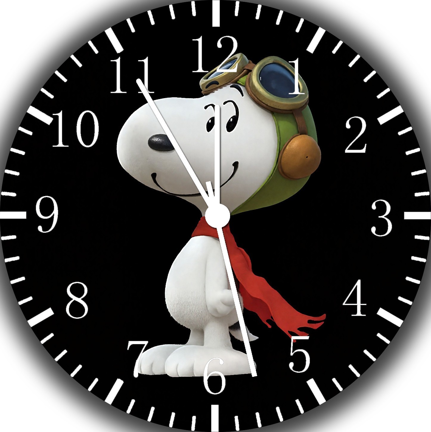 Snoopy Frameless Silent Wall Clock Nice For Gifts or Decor G215