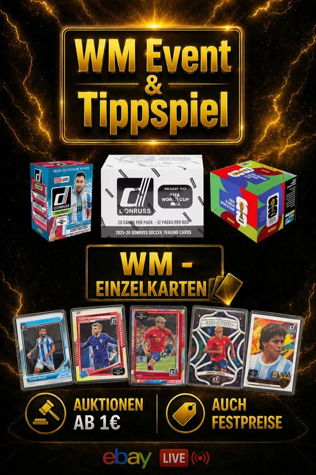 WM Tippspiel & Panini Sticker / Donruss