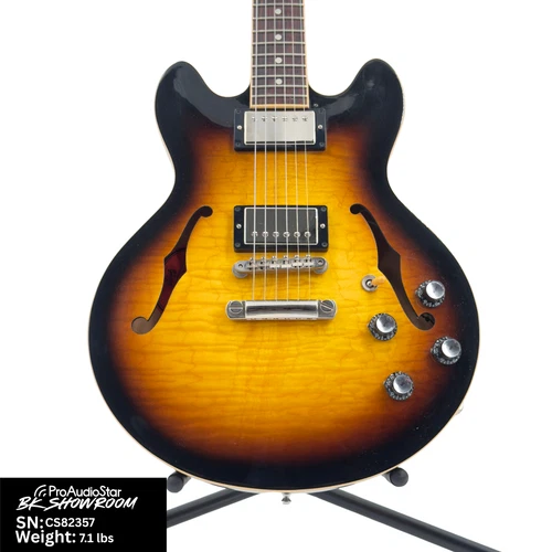 Used Gibson 2008 Custom Shop ES-339 Figured Semi-Hollowbody - Vintage Sunburst