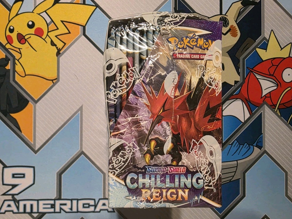 pokémon tcg sword & shield chilling reign booster display box Pokémon TCG Sword & Shield