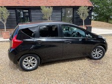 Black Nissan Note Accenta Premium 1.2 Petrol Manual 5 Door MPV