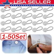 Metal Collar Neck Waist Extender Expander Buttons for Men Dress Shirt Pants Lot