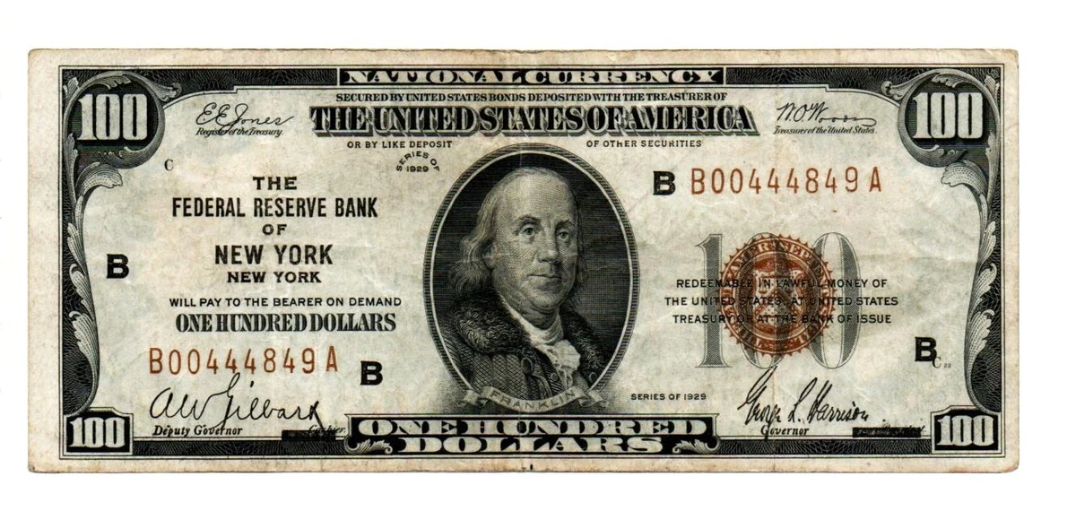$1 1929 Year US Federal Reserve Small Notes for sale | eBay