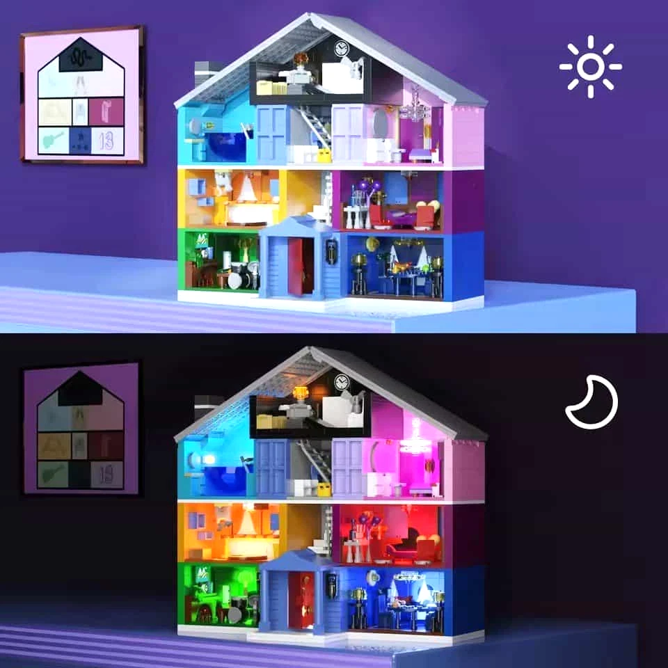 Lover House 1426 Pc Building Block Set w/ LED Lights – Taylor Swift Inspired - Image 2 of 4