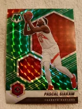 2020-21 PASCAL SIAKAM PANINI MOSAIC #70 GREEN SP CARD TORONTO RAPTORS PWE