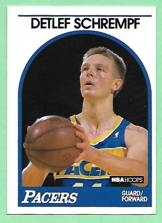 1989-90 NBA Hoops Basketball Detlef Schrempf #282 Pacers👍