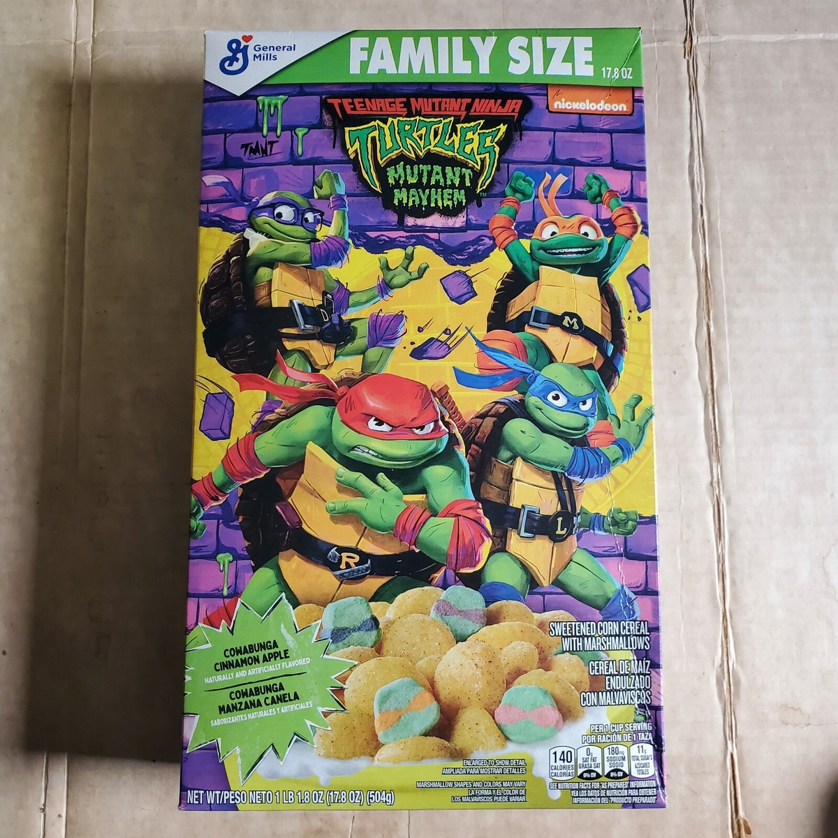 General Mills Teenage Mutant Ninja Turtles🐢 Mutant Mayhem