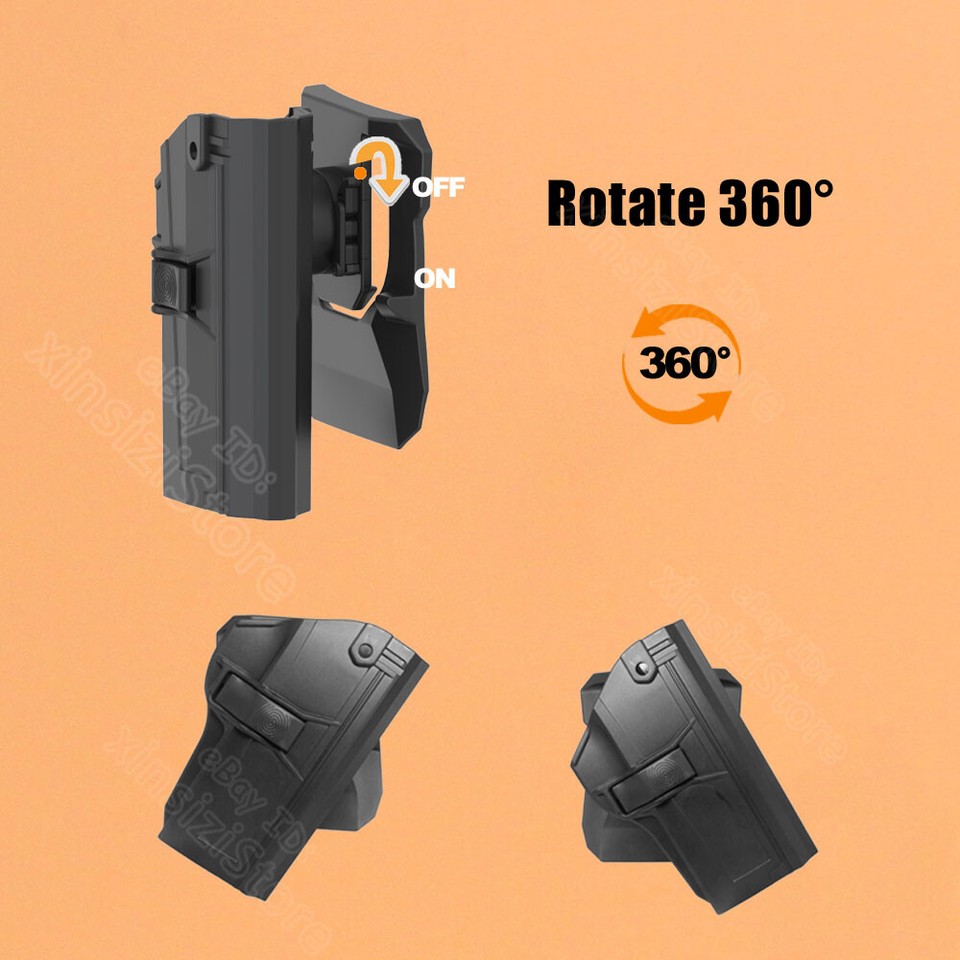 Fondina OWB Per Beretta PX4 Storm Full Size - Con Paddle E Ritenzione Livello 2, Destrorsa - Foto 10