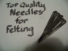 BETHANY ARTS 7ct. STAR FELTING NEEDLES-Pick from 36,38,40 Ga.