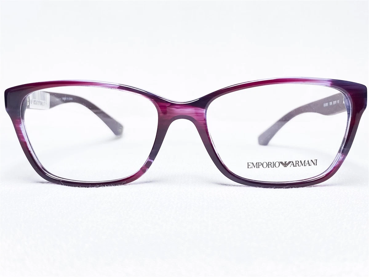 EMPORIO ARMANI Eyeglasses EA3094-5541-52 Size 52/17/square BRAND NEW W CASE Emporio Armani Plastic Frame Square Eyeglass Frames for sale  main image 2