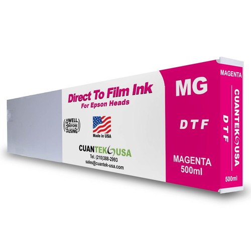 DTF Ink Cartridges 500ml for VJ-628D, XPJ-1682D Direct To Film - MADE IN USA - Picture 10 of 11