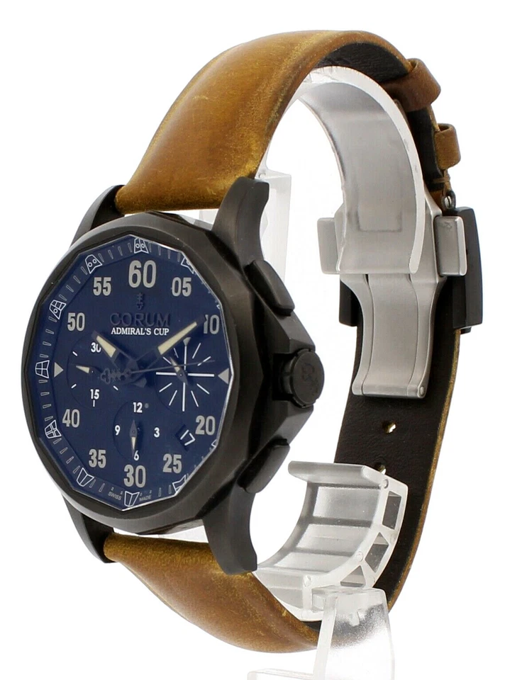 Corum Admiral's Cup Legend 42 Cronógrafo Automático Esfera Negra 42mm Ref: 01.0096 Foto 4 de 4