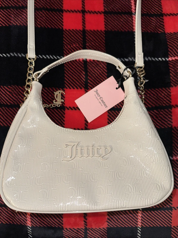 Bolso de Mano Hobo Semi Encantado Juicy Couture Bandolera Color Ángel Beige Bolso Estilo Foto 2 de 4