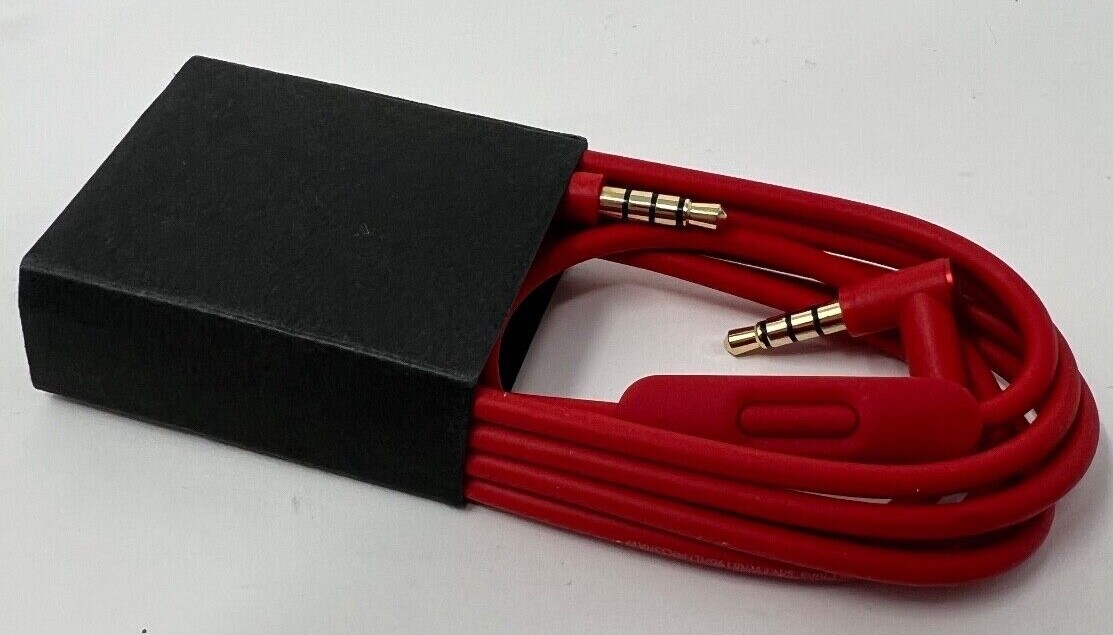 Genuine OEM Beats by Dre 3.5mm RemoteTalk cable for Studio Solo and